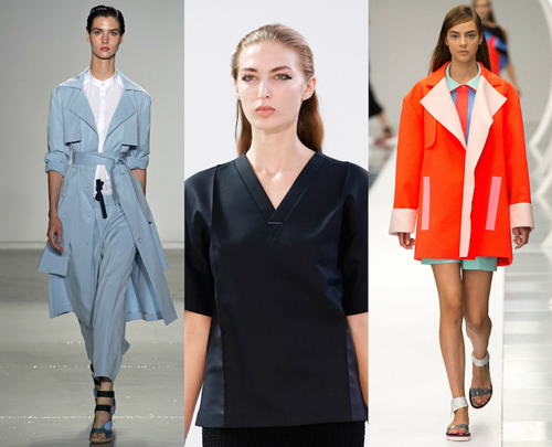 De izquierda a derecha: Suno, Céline y Roksanda