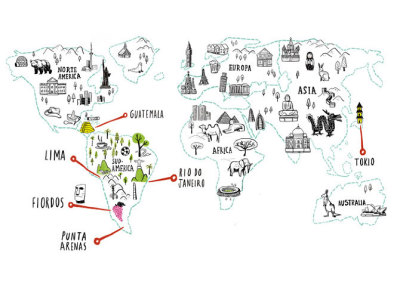 Mathias Siefeld, Mapa del mundo (2014)