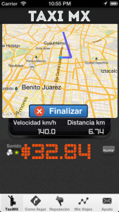 TaxiMX App, (2015). Tomada de Apple Store.