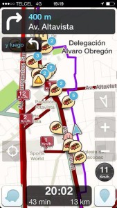 Waze App, (2015). Tomada de Apple Store.