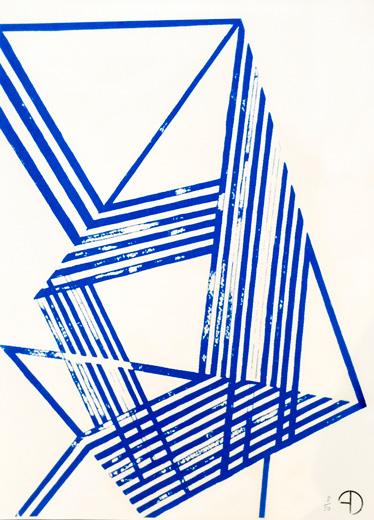 Arozarena Daphney Bally Serigrafía 1 2014 serigrafía sonre papel 42 x 30 1 de 50