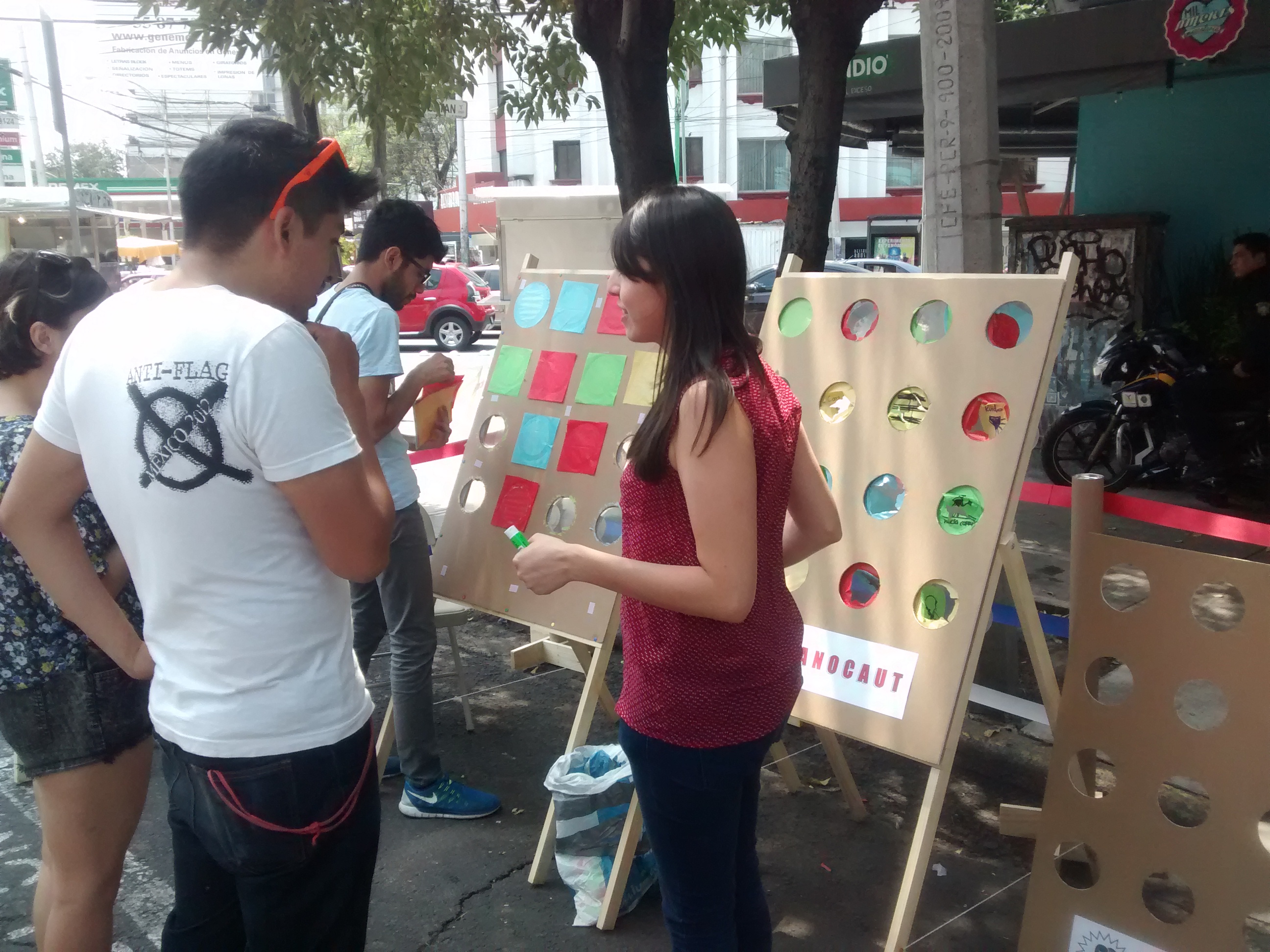 Escuadra, Urbanocaut para Parque(ando) (2015) Cortesía de Jaime Durón