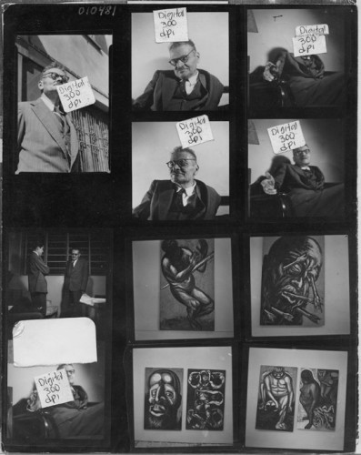 © Héctor García, José Clemente Orozco, ciudad de México, mayo de 1945. Núm. de inventario 10481, Cortesía Fundación María y Héctor García A.C.