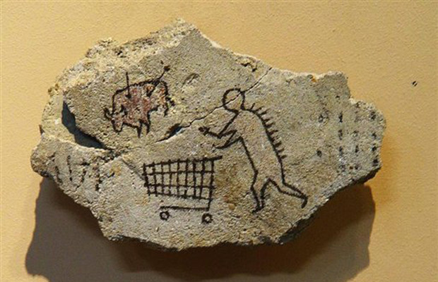 Intervención de Banksy en el Museo Británico de Londres (2009). Tomada del sitio oficial del Museo Británico de Londres