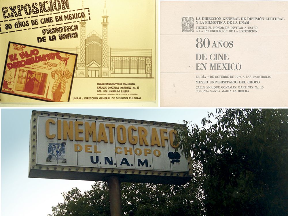Cinematógrafo del Chopo (1977). Cortesía del Museo del Chopo