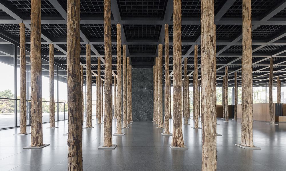 David Chipperfield, Instalación Sticks and stones (2014). Tomada del sitio web del arquitecto