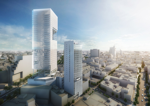 Richard Meier, Torres Reforma (en proceso). Render. Cortesía de Richard Meier & Partners Architects