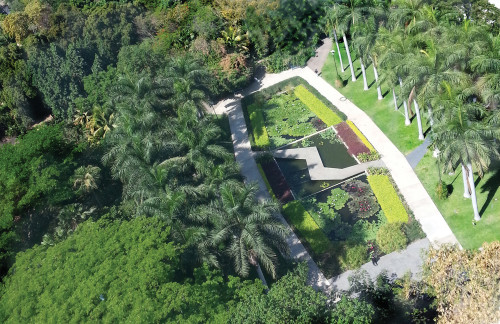 atiana Bilbao, Jardín botánico de Culiacán (2012). Vista aérea. ©Iwan Baan