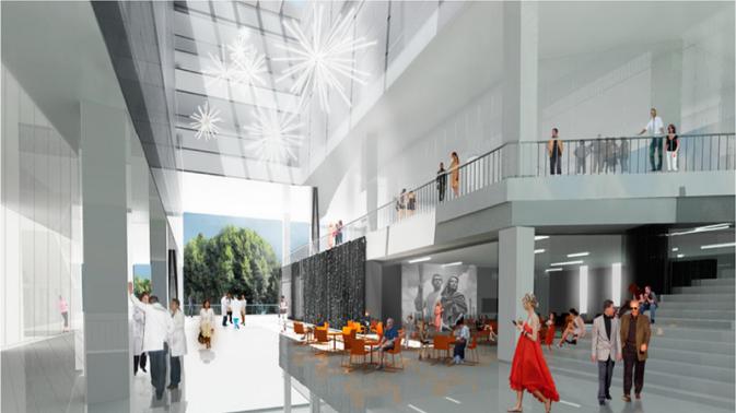 Arquitectura 911, Render de la remodelación de los Estudios Churubusco (2011). Tomada del sitio web del despacho