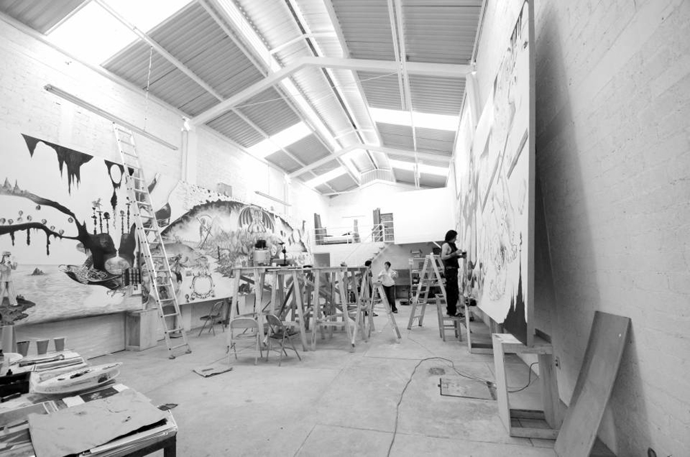 Taller de arte. Espacios de arte independientes.