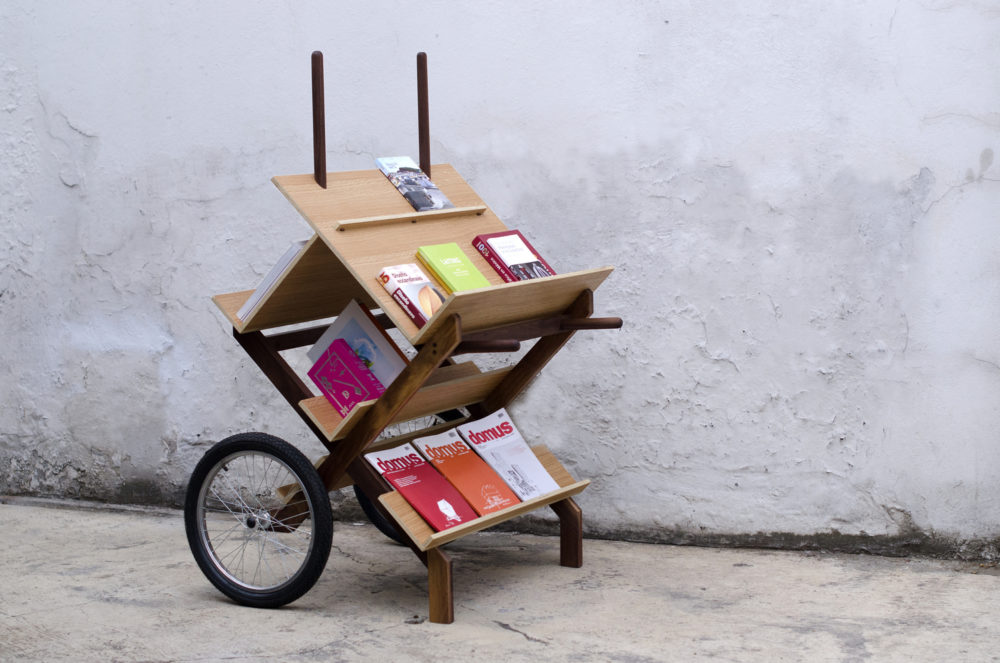 Tuux, mobiliario de exhibición (2014). Fotografía tomada del sitio oficial del estudio