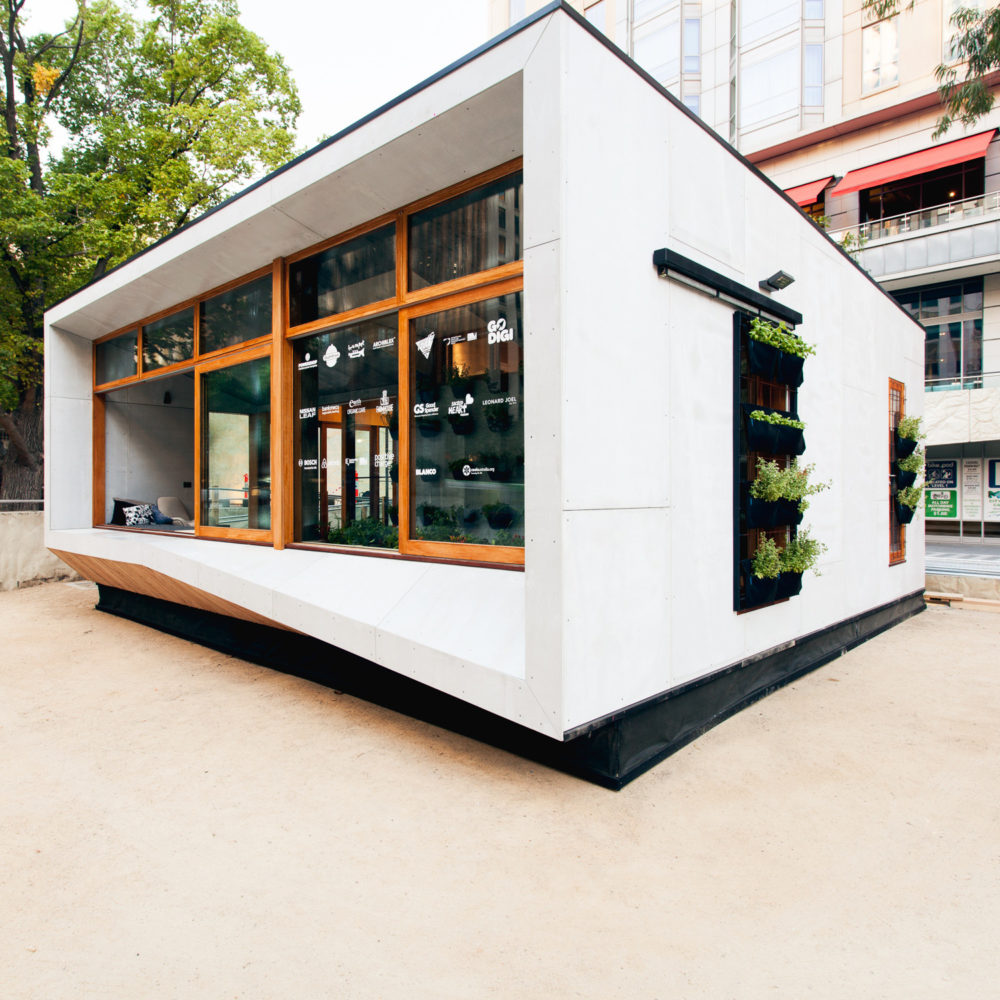 Casa de Carbón Positivo (2015), de ArchiBlox ©Tom Ross
