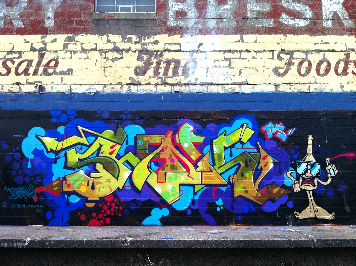 Dmote, grafiti en Nueva York. Imagen tomada de dmote1.wordpress.com