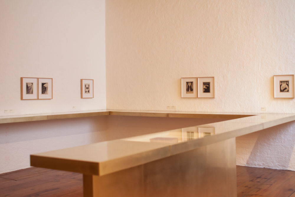Vista de la exposición Marius de Zayas (2016). Estancia FEMSA-Casa Luis Barragán. © Pablo Navarrete