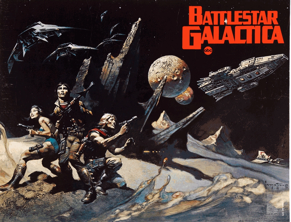Battlestar Galactica. Series de ciencia ficción. 