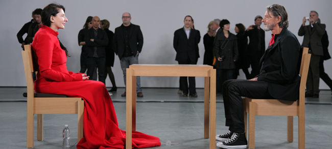 El reencuentro entre Marina Abramović y Ulay en The Artist In Present (2010). 