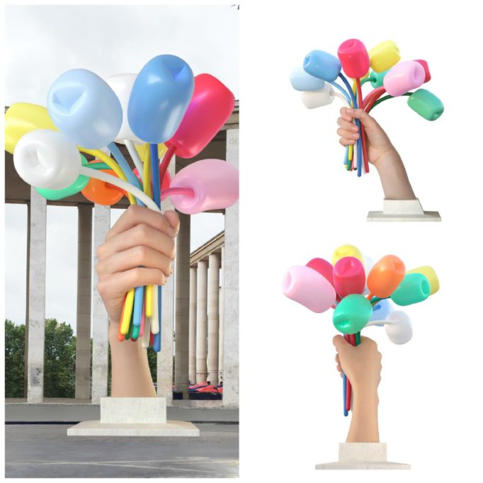 Koons. Ramo de tulipanes.